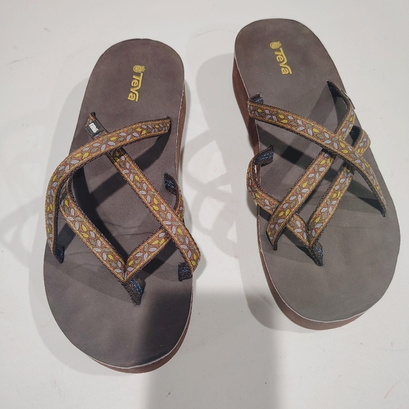 Teva Women's Brown Sandals Size 10 - Picture 11 of 12